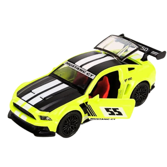 Diecast Mustang GT550 Model Toy Car Collection, Alloy Car Model Fast And Furious Pull Back Collectible Racing Track Drift Car Models, Doors Can Be Opened (1pcs)