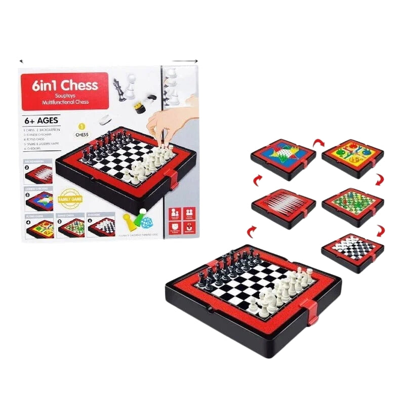 6 in 1 Chess Board Games For Kids (S4404)