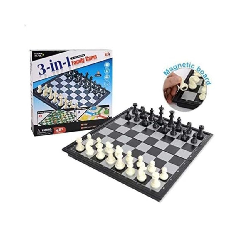 3 in 1 Chess Board Games For Kids (S4401)