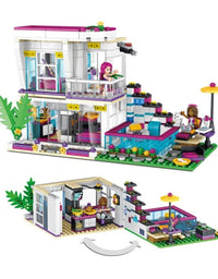 Jiego Lepin Girls Club Livi’s Pop Star House Building Blocks Toy For Kids (598 Pcs)
