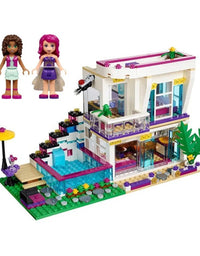 Jiego Lepin Girls Club Livi’s Pop Star House Building Blocks Toy For Kids (598 Pcs)
