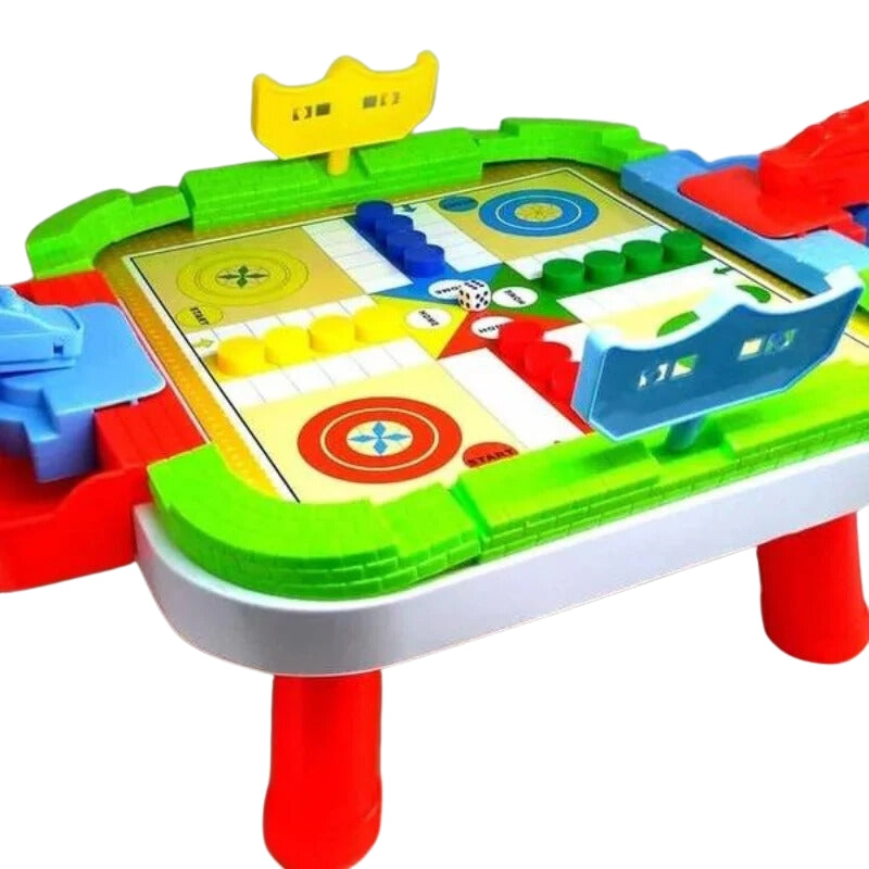 Ludo Game Set With Table For Kids