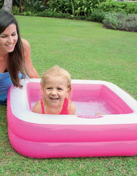 Intex Inflatable Swimming Pool For Kids (34x34x10IN)
