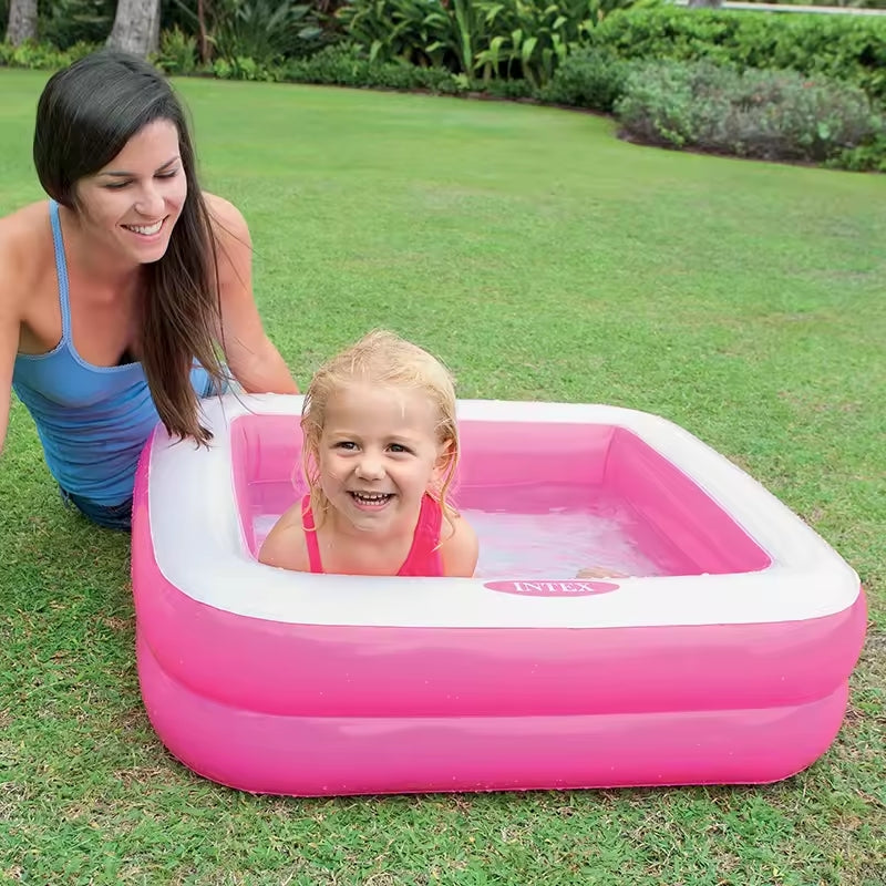 Intex Inflatable Swimming Pool For Kids (34x34x10IN)