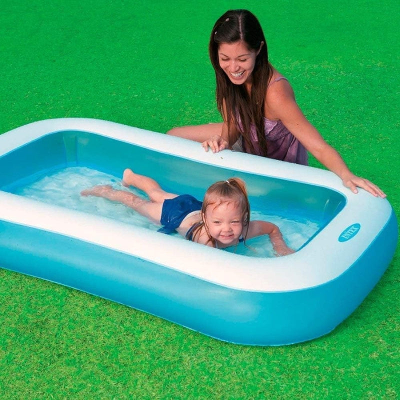 Intex Rectangular Swimming Pool For Kids (66x40x10IN)