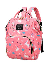 Adorkable Unicorn Diaper Backpack - Pink
