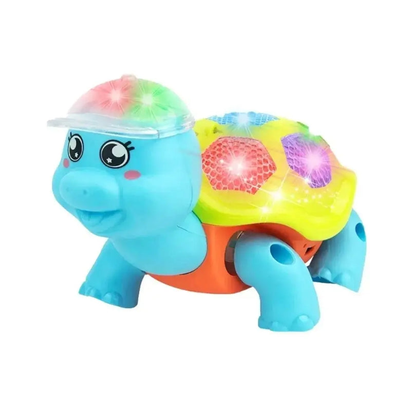 Crawling Turtle With LED Flashing Light Toy For Kids (707-3)