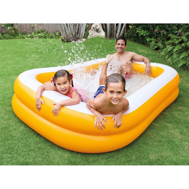 Intex Inflatable Swimming Pool For Kids (90x60x19IN)
