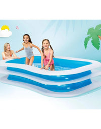 Intex Inflatable Swimming Pool For Kids (103x69x22IN)
