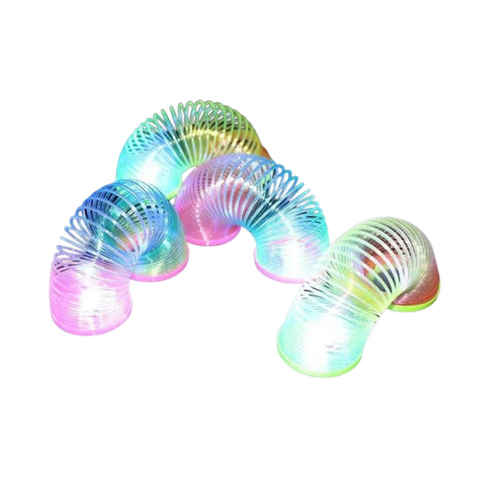 Magic Rainbow Spring With Light Toy For Kids