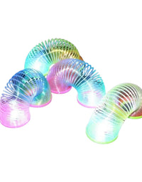 Magic Rainbow Spring With Light Toy For Kids
