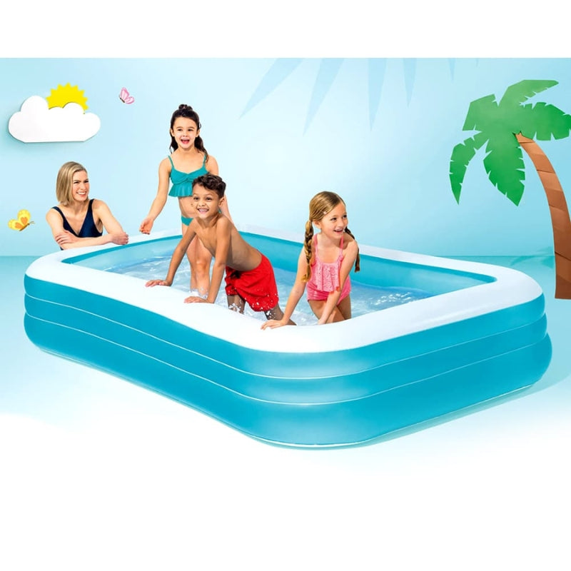 Intex Inflatable Swimming Pool For Kids (120x72x22IN)
