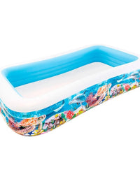 Intex Inflatable Swimming Pool For Kids (103x63x18IN)
