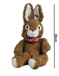 Charming Brown Rabbit Stuff Toy 26Cm Premium Pre-loved
