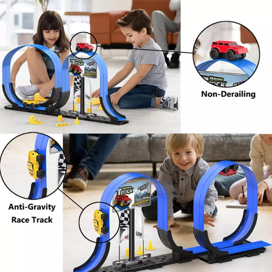 Car Racing Track Playset Toy For Kids