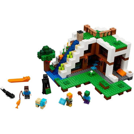 Lego Minecraft Mystic Waterfall Escape Creator Building Blocks Toy For Kids (100+ Pcs)