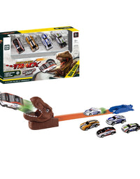 Dinosaur High Speed Car Shooting Track For Kids
