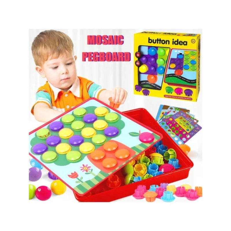 41 Button 6 Pic 3D Color Matching Puzzle Game For Kids