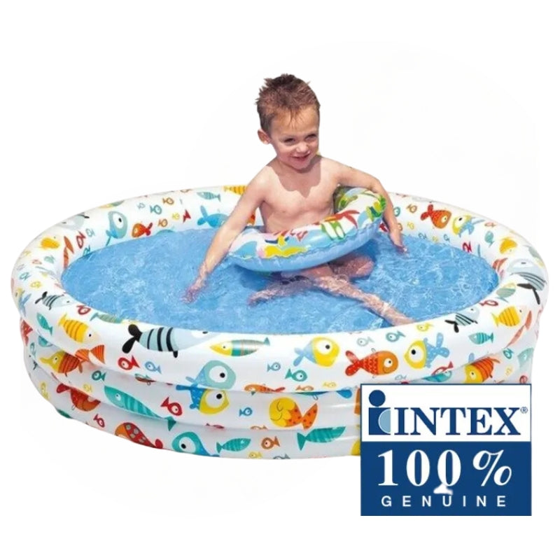 Intex Inflatable Fishbowl Swimming Pool For Kids (52X11)