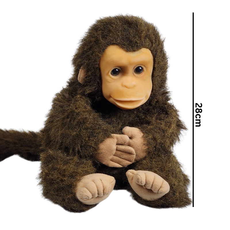 Cute Brown Monkey Stuff Toy 28Cm Premium Pre-loved