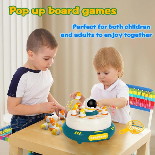 2-In-1 Rocket Launcher Turn Table Game For Kids