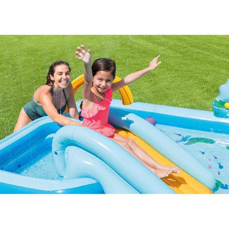 Intex Jungle Adventure Inflatable Play Center Pool For Kids (244x198x71 cm)