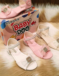 Sequin Lace Bow Sandal For Girls (654)
