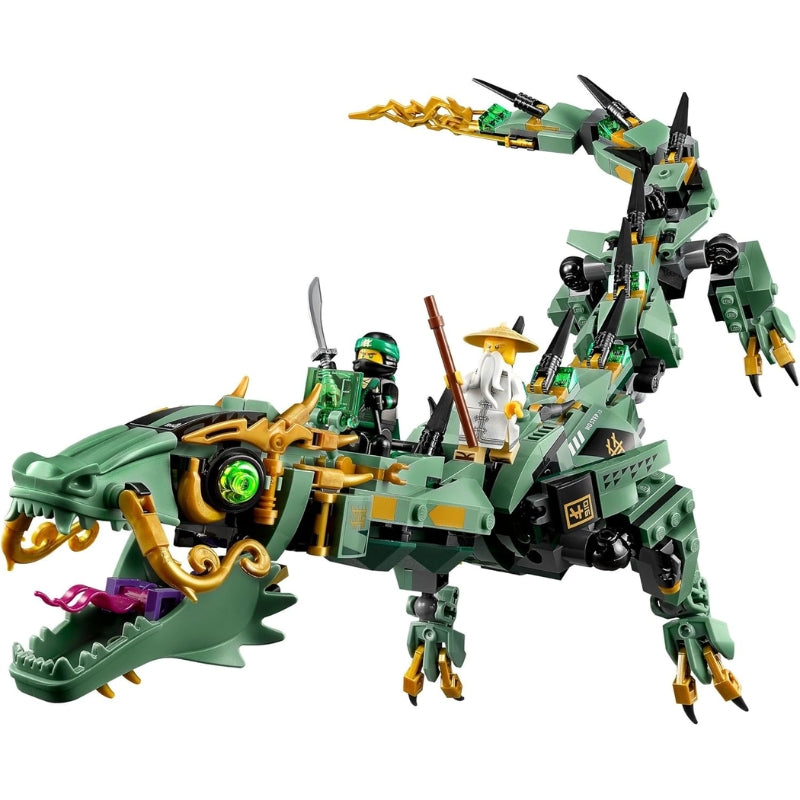 Lego NINJAGO MOVIE Green Ninja Mech Dragon Building Blocks Toy For Kids (100+ Pcs)