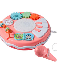 Electronic Drum Pad With Music & Mic Toy For Kids (1 Pcs) Assorted
