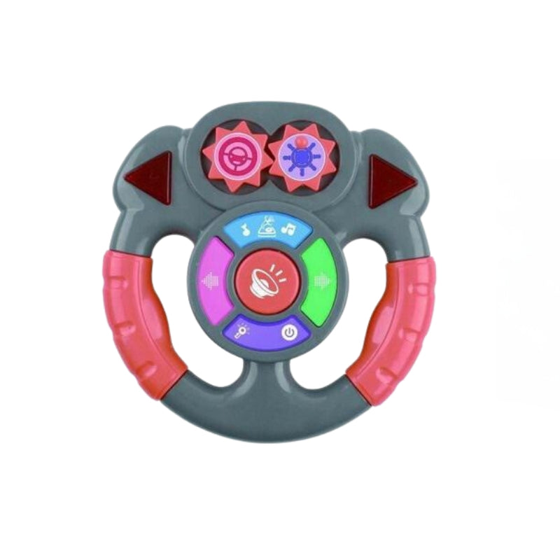 Steering Wheel With Light & Music Toy For Kids