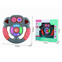 Steering Wheel With Light & Music Toy For Kids