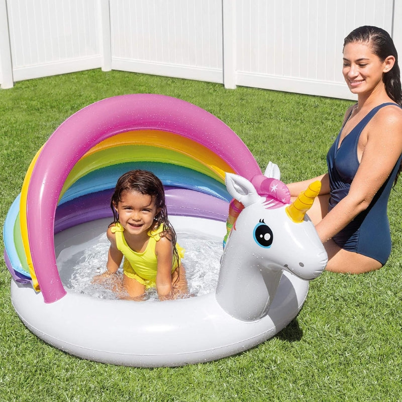 Intex Unicorn Swimming Pool For Kids (51x40x29IN)