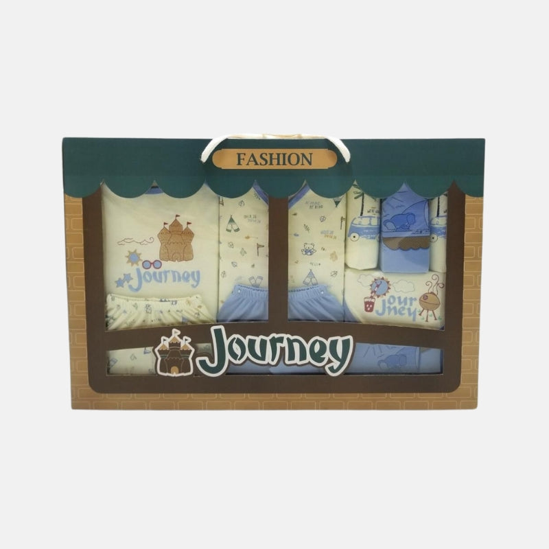 Journey Baby Gift Set - 10 Pcs - Blue