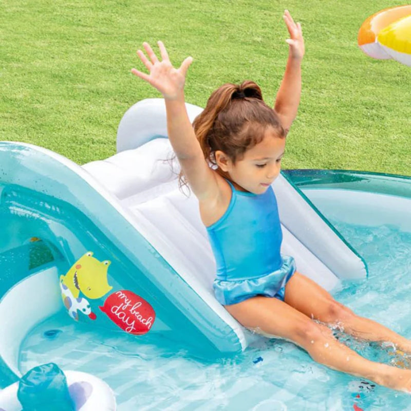 Intex Inflatable Gator Pool For Kids (79X67X21)