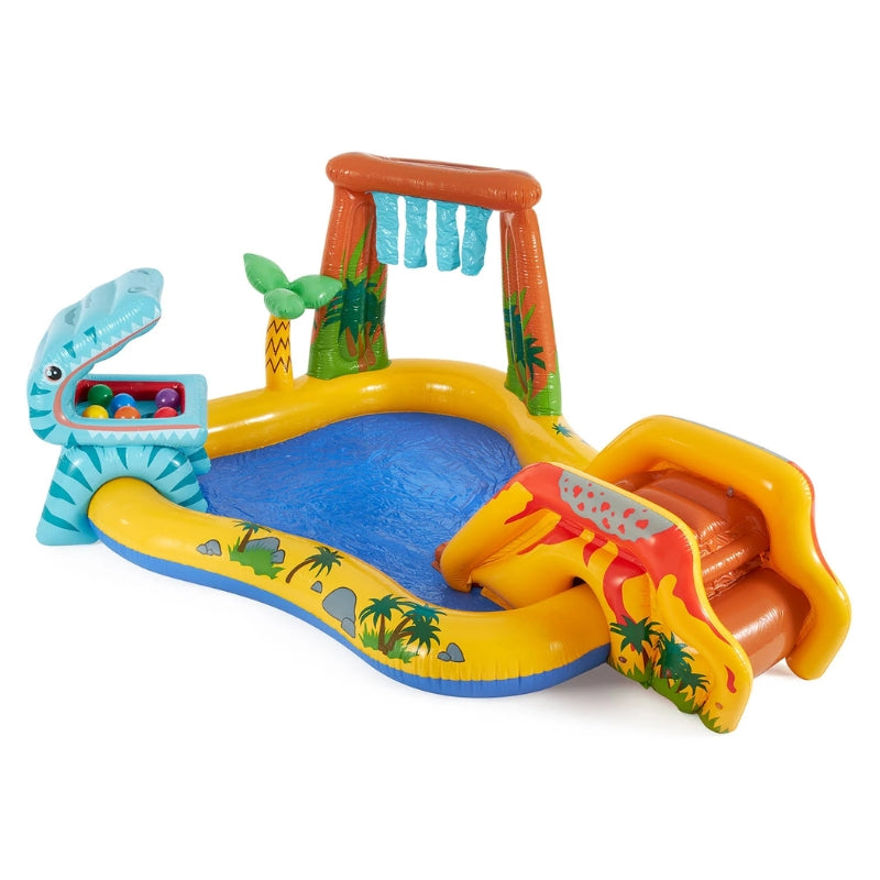 Intex Dinosaur Play Center Water Swimming Pool For Kids (86x74x39IN)