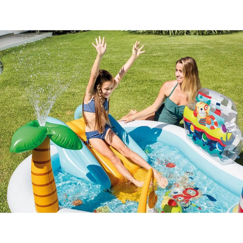 Intex Fishing Water Play Centre Pool For Kids (67x66x48)