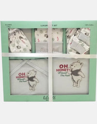 Lil Soft Honey Baby Gift Set - 10 Pcs - Gray
