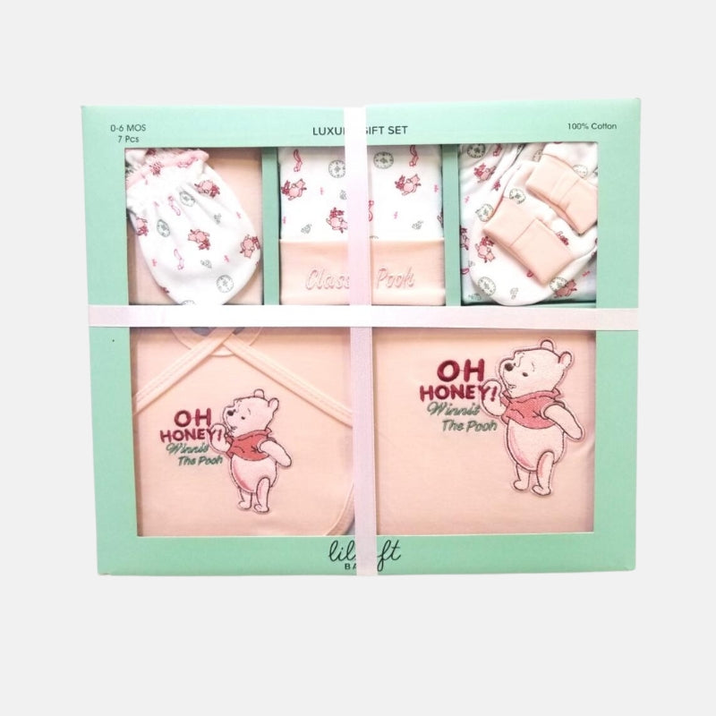 Lil Soft Honey Baby Gift Set - 10 Pcs - Pink