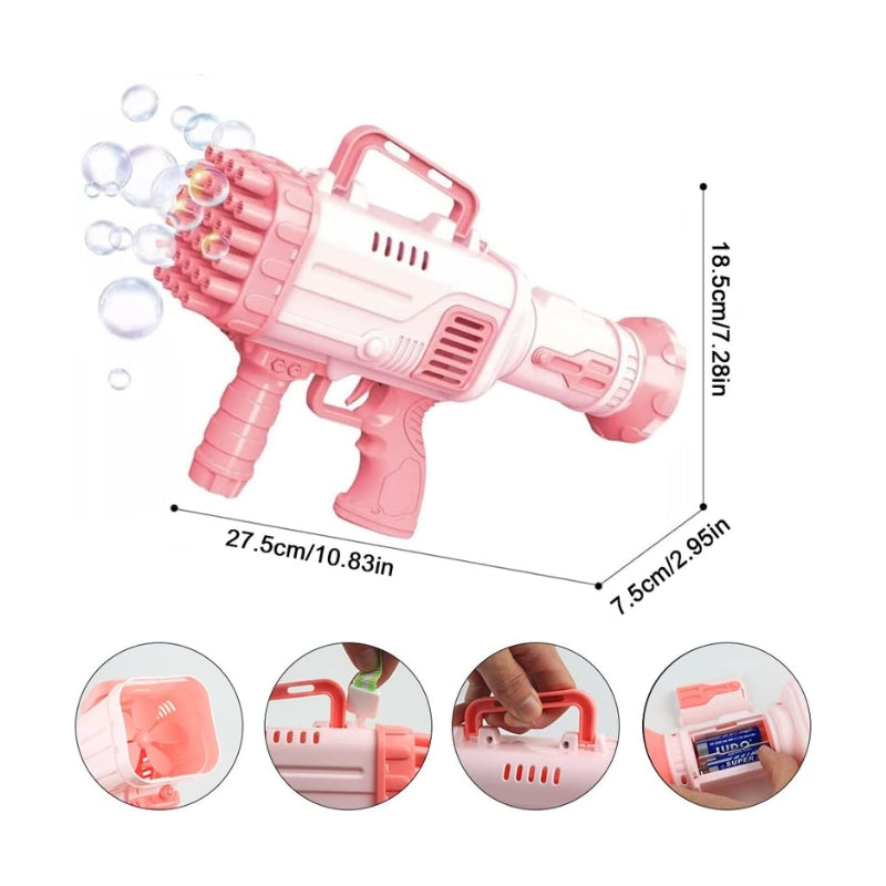 Rocket Bubble Gun Toy For Kids (1 Pcs)