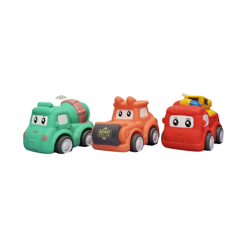 Lovely Cartoon Car Toy For Kids (3 Pcs)