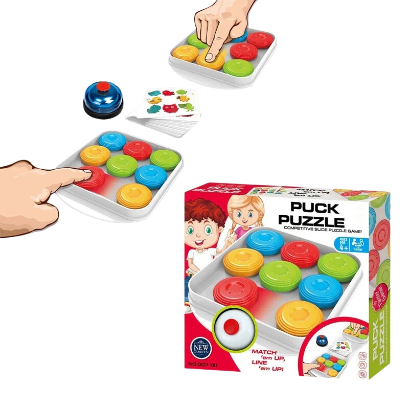 Competitive Puck Puzzle Game For Kids