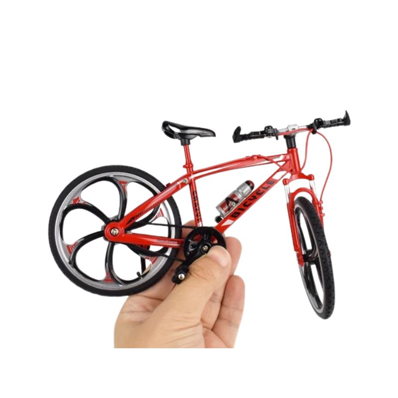 Diecast Metal Bicycle Model Toys For Kids Gray