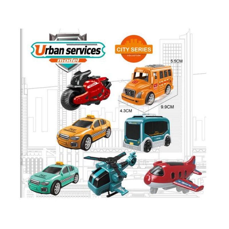 4 In 1 Multi Style City Service Vehicles