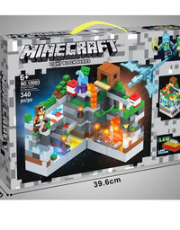 Minecraft Building Blocks With LED Lights 340 Pcs
