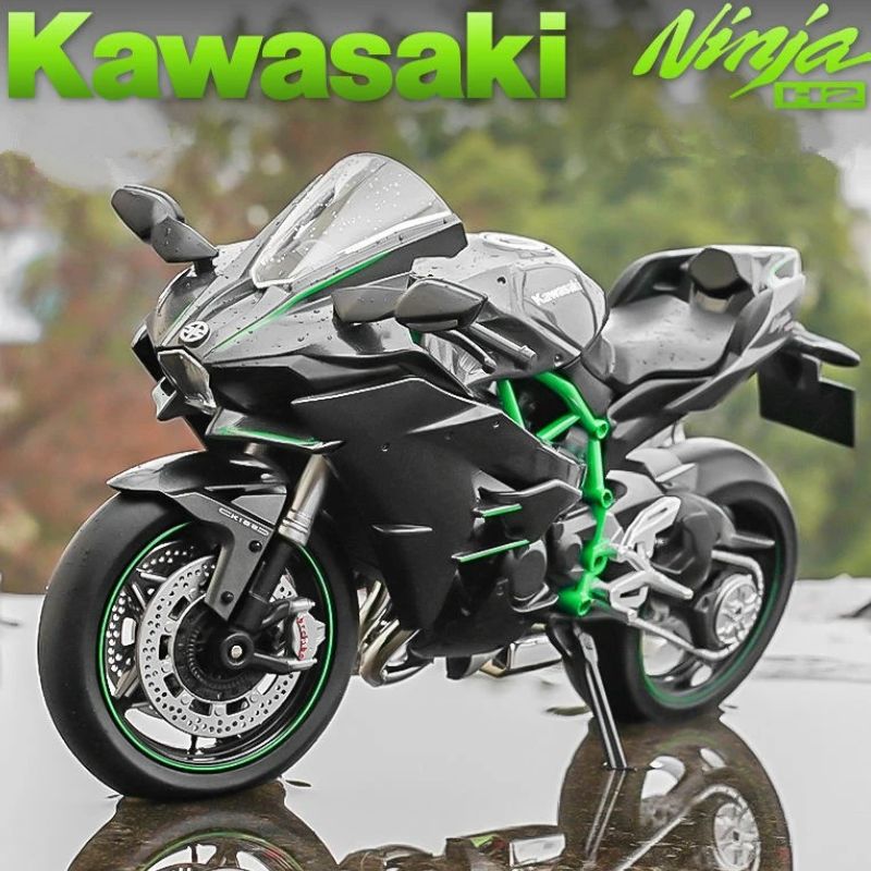 Kawasaki Ninja Diecast Metal Motorcycle Toy