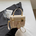 Luxury Small PU Leather Crossbody Bag Premium Designer Style with Zipper Pocket