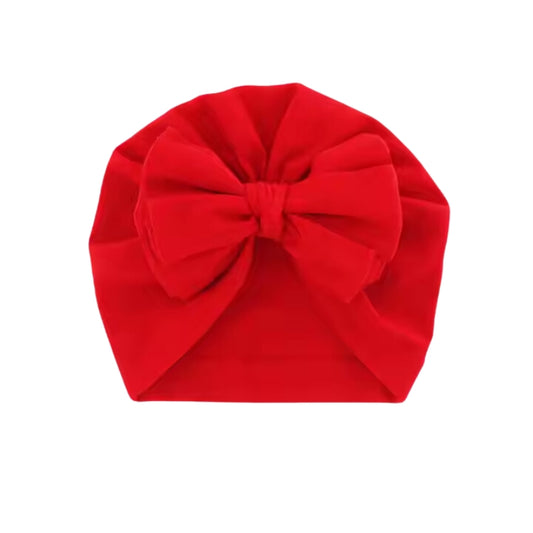 Baby Turban Hats Soft ribbed Headbands Fashion Cute Bow Head Wraps Newborn Hat For Baby Girls