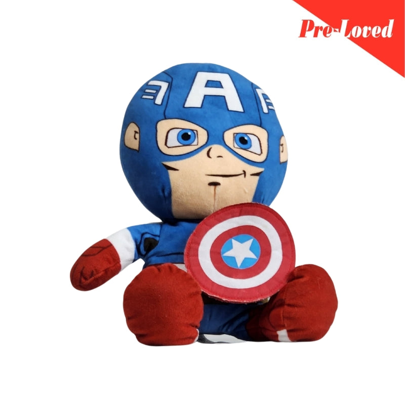 Cute Extra Soft Captain America Stuff Toy 26cm Premium Pre-loved