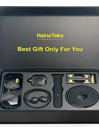 Haino Teko GP-21 Gift Set Smartwatch For Men (GP-21),Black
