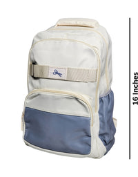 Spacious School Bag For Kids - 16 inches (959) - Off-White
